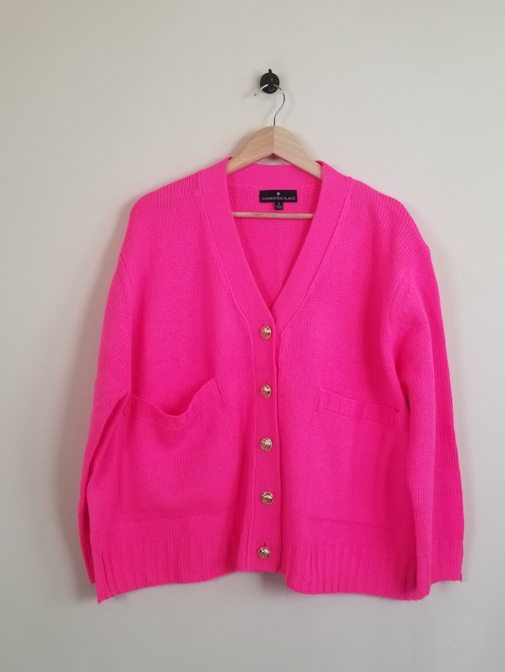 Pomander Place Cardigan Sweater Oversized Small NWOT